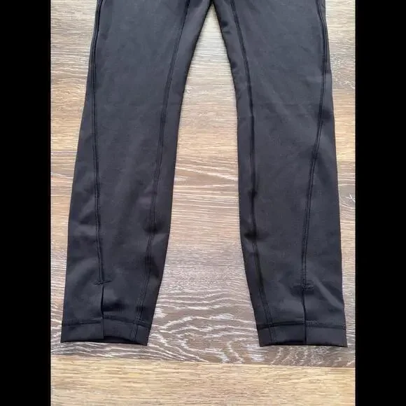 Lululemon Wunder Train High Rise 25” Hem Slit Black Size 4 NWT - Picture 3 of 8
